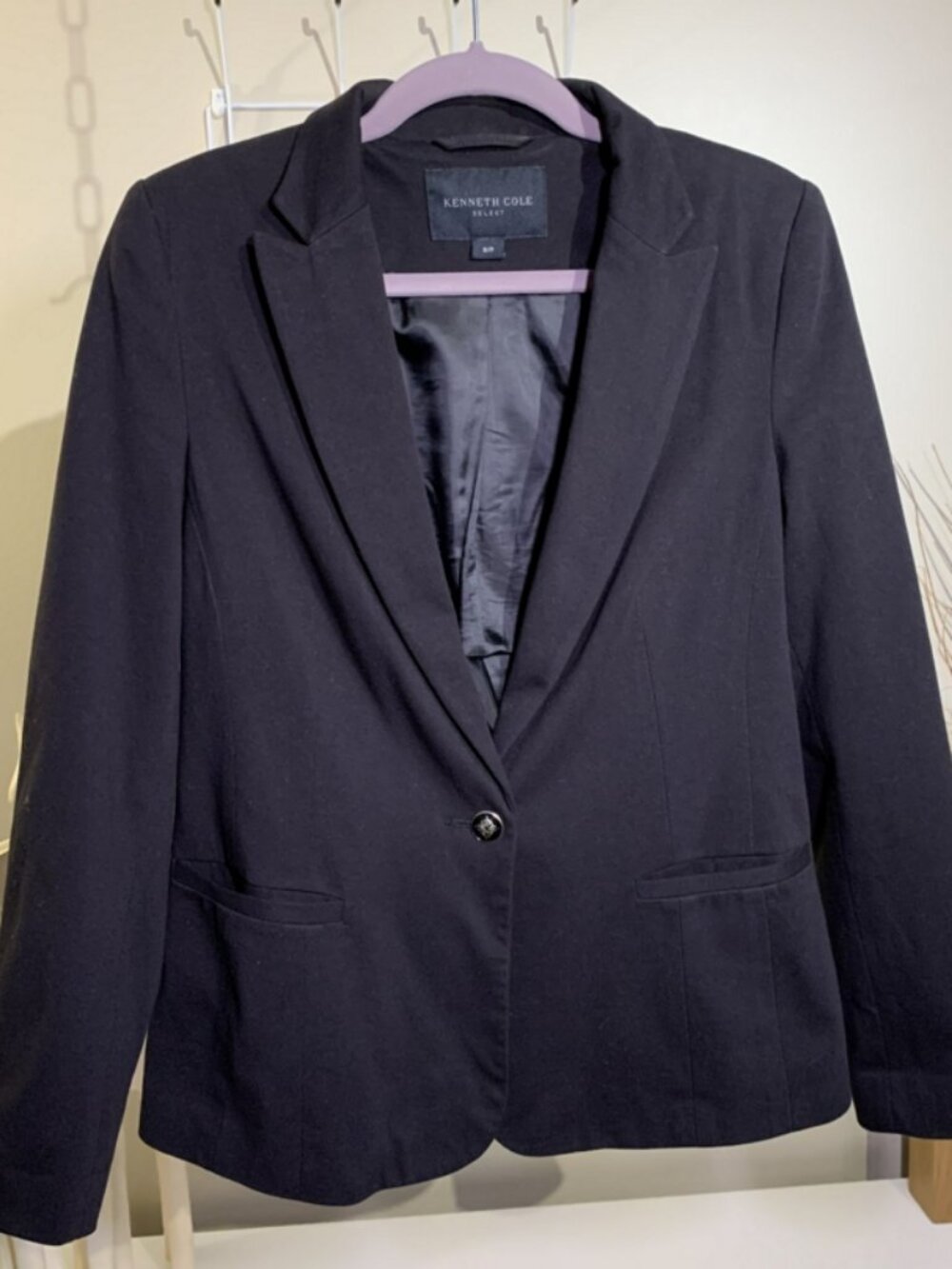 Kenneth Cole Black Jacket Size Small